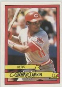 Barry Larkin #74 Baseball Cards 1989 Panini Stickers