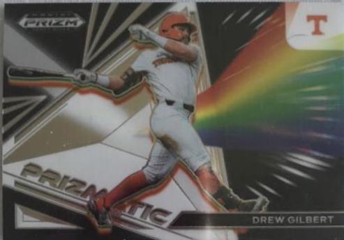 Drew Gilbert #PZ-DG Baseball Cards 2022 Panini Prizm Draft Picks Prizmatic