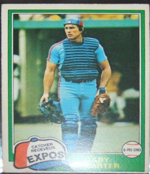 Gary Carter #6 Baseball Cards 1981 O Pee Chee