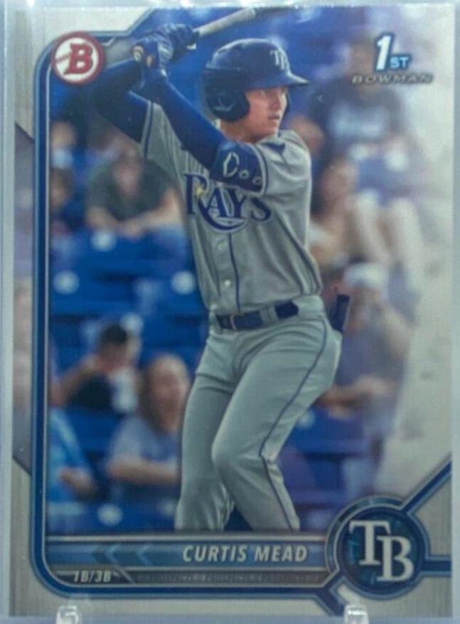 Curtis Mead #BP-10 Baseball Cards 2022 Bowman Paper Prospects