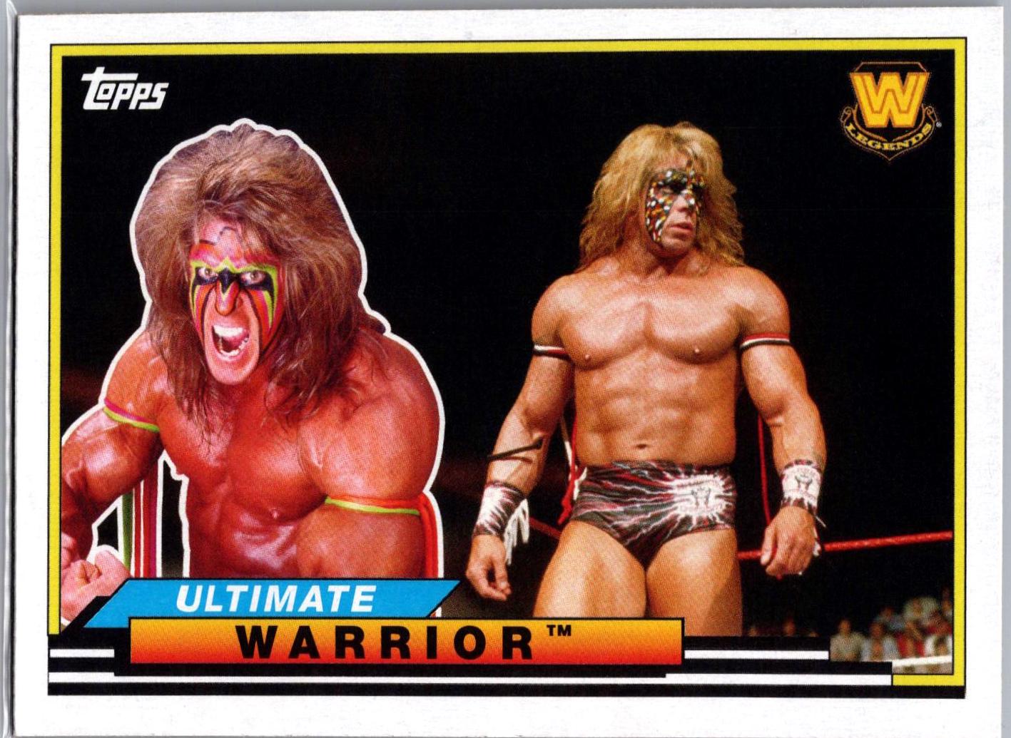 Ultimate Warrior #BL-50 Wrestling Cards 2018 Topps WWE Heritage Big Legends