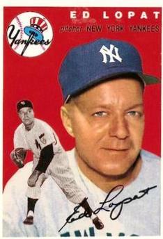Ed Lopat #5 Baseball Cards 1994 Topps Archives 1954 Reprint