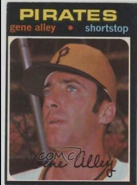 Gene Alley #416 1971 O-Pee-Chee Baseball