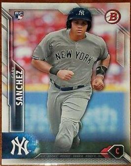 Gary Sanchez #143 Baseball Cards 2016 Bowman