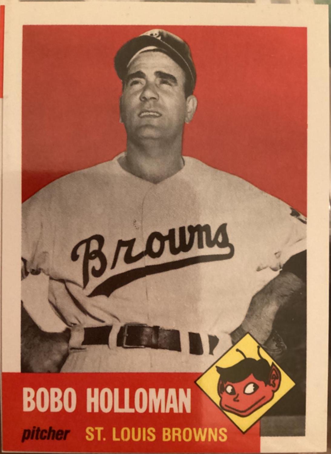 Bobo Holloman #306 1991 Topps Archives 1953 Baseball