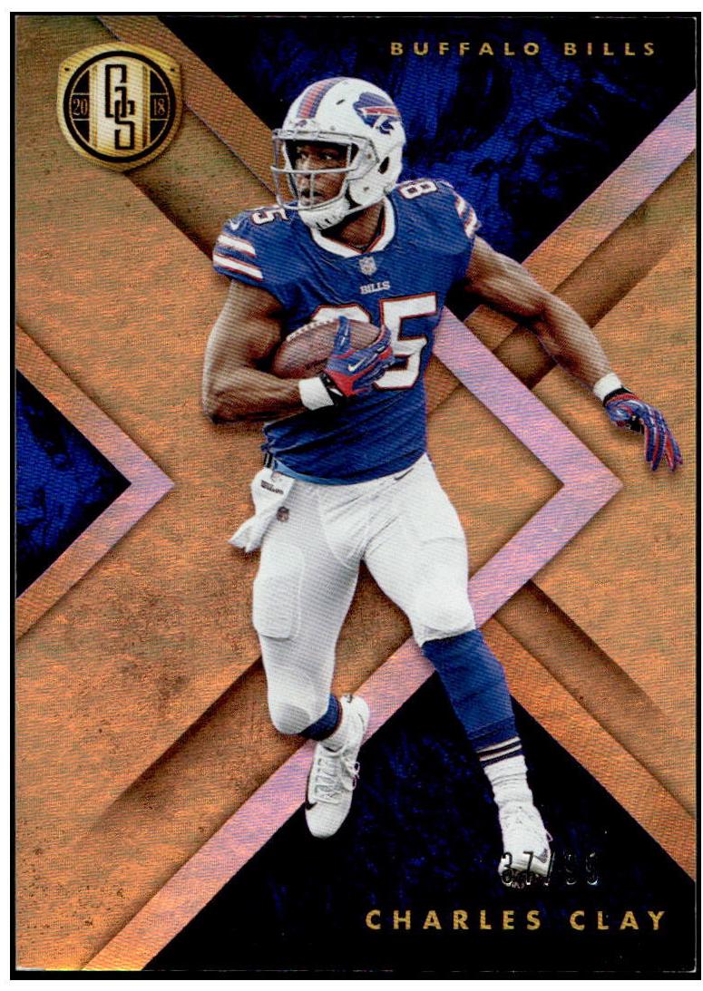 Charles Clay #7 Football Cards 2018 Panini Gold Standard