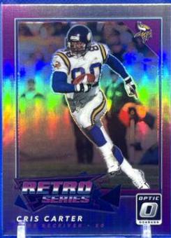 Cris Carter #RS-10 Football Cards 2022 Panini Donruss Optic Retro Series