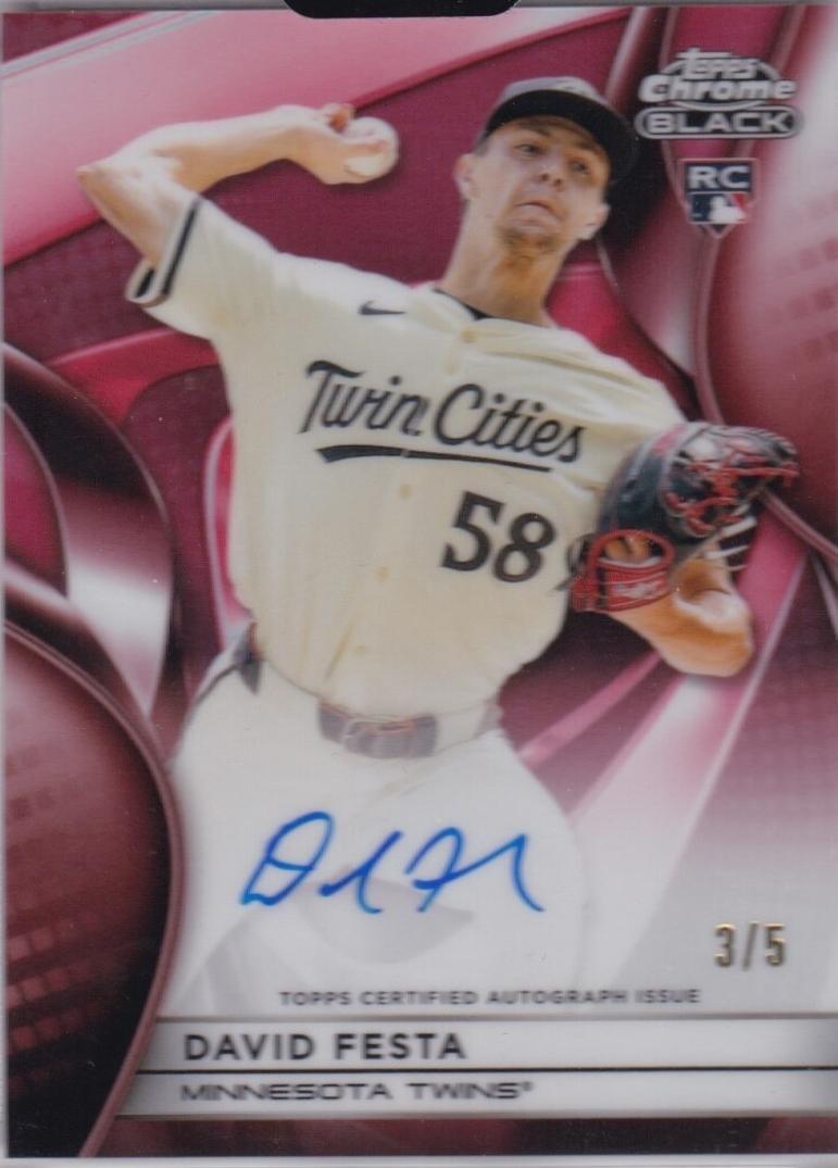 David Festa [Red Refractor] #CBA-DF Prices | 2025 Topps Chrome