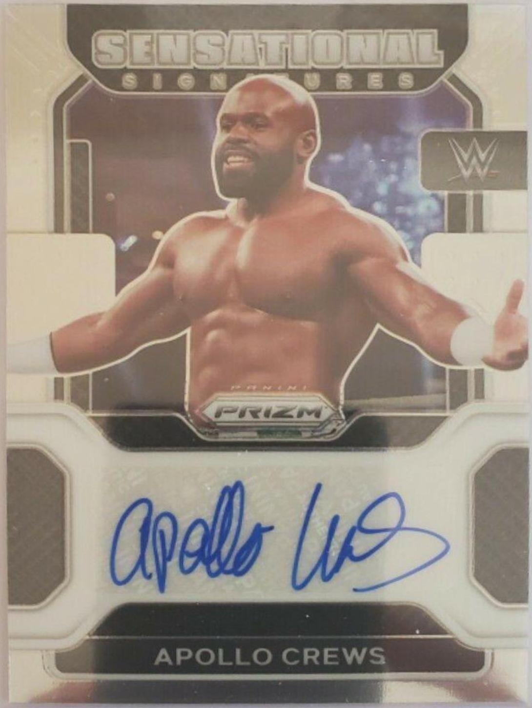 Apollo Crews #SS-ACR Wrestling Cards 2022 Panini Prizm WWE Sensational Signatures