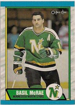 Basil McRae #216 Hockey Cards 1989 O-Pee-Chee