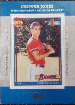 Chipper Jones #RCP20 Baseball Cards 2013 Topps Commemorative Rookie Patch