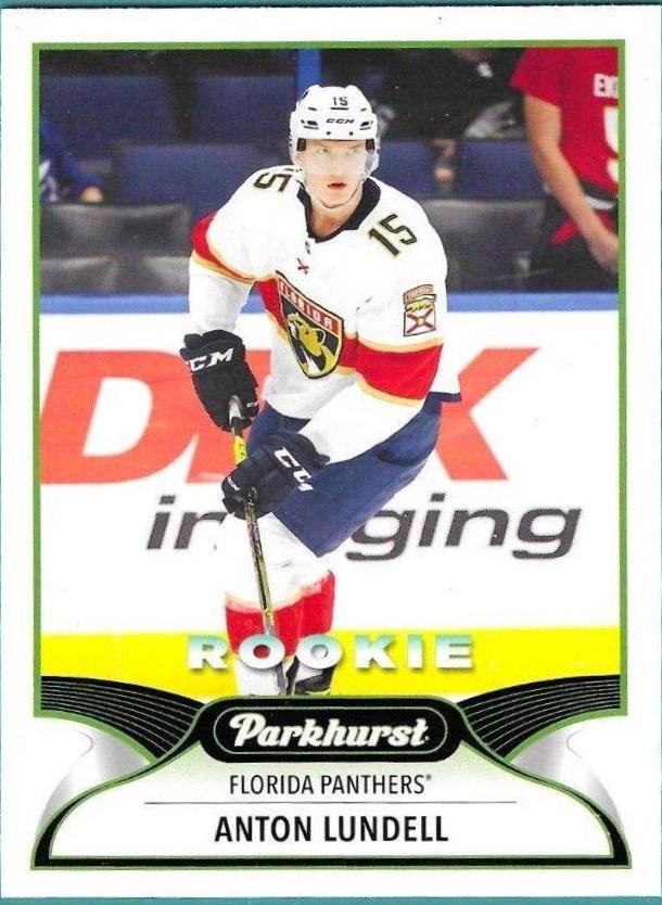 Anton Lundell #283 Hockey Cards 2021 Parkhurst