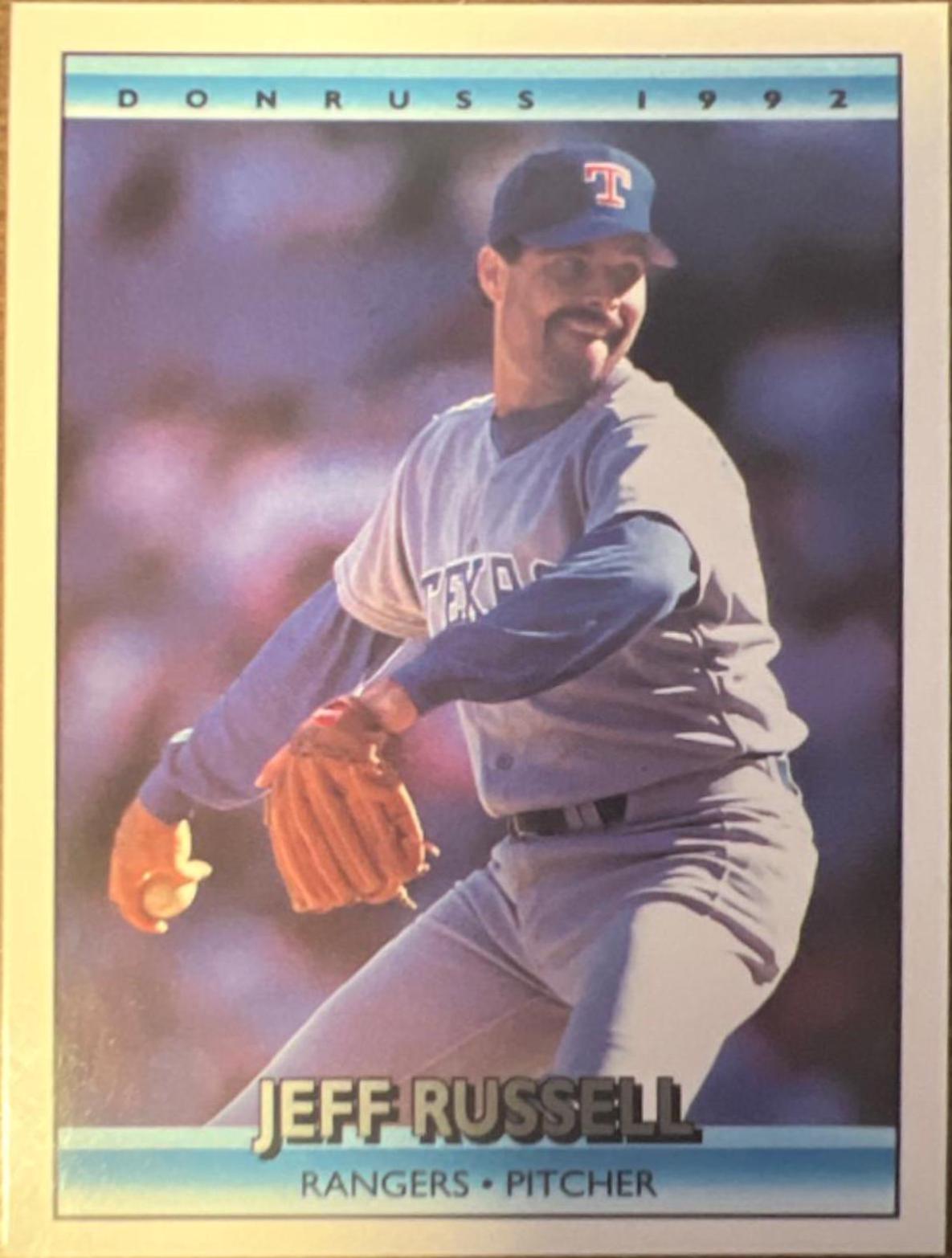 Jeffery Russell #129 Baseball Cards 1992 Donruss