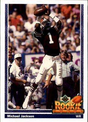 Michael Jackson #610 Football Cards 1991 Upper Deck