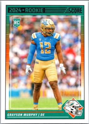 Grayson Murphy #388 Football Cards 2024 Panini Score