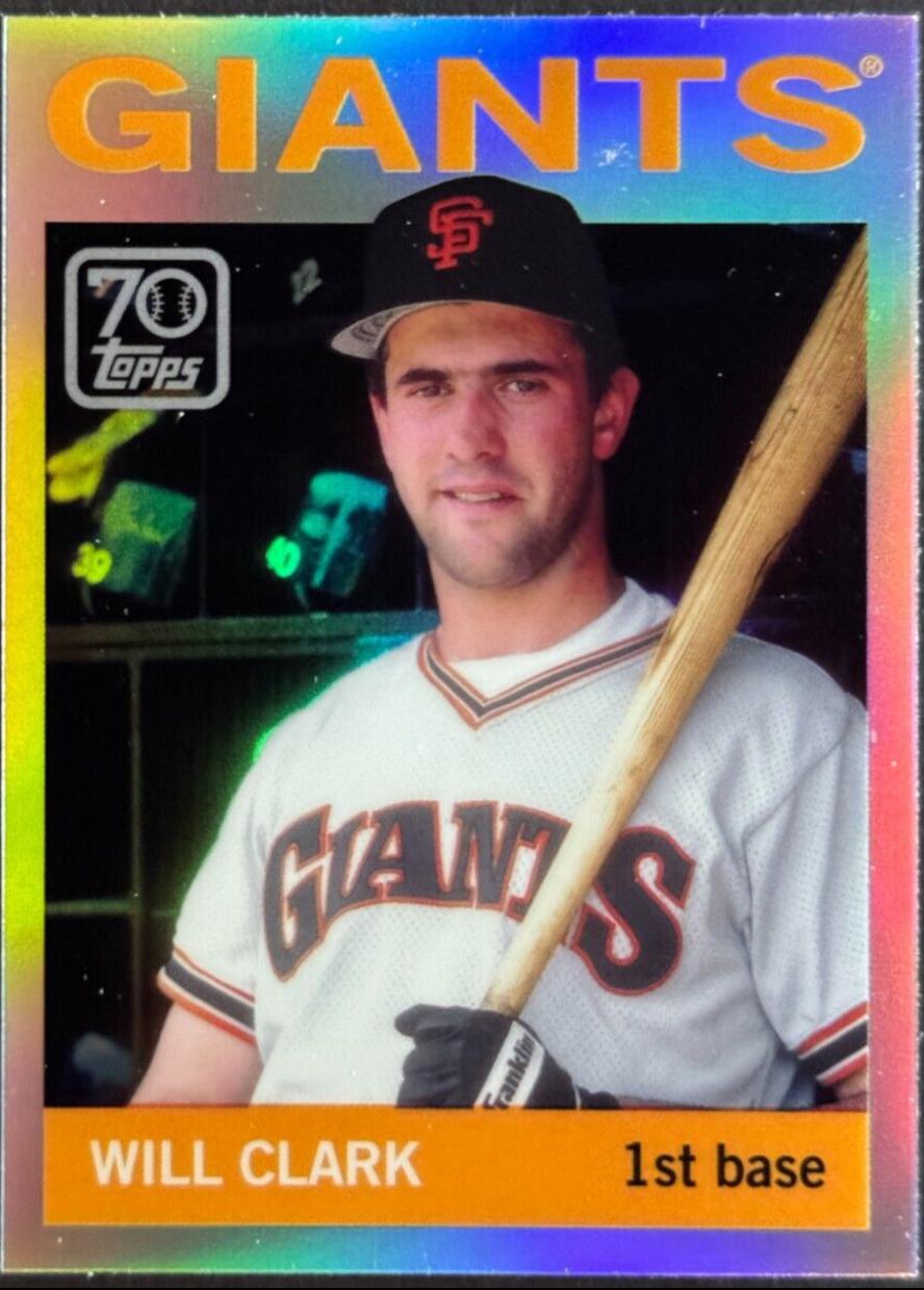 Will Clark #70YTC-14 Baseball Cards 2021 Topps Chrome 70 Years of Baseball
