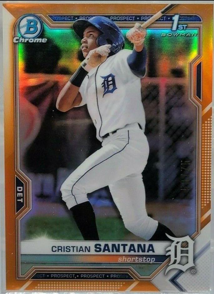 Cristian Santana [Orange Refractor] #BCP-186