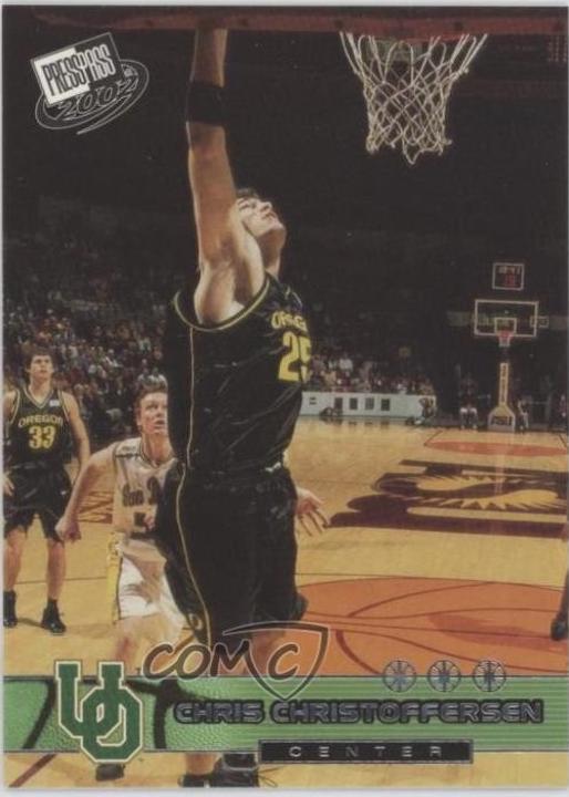 Chris Christoffersen #5 2002 Press Pass Basketball