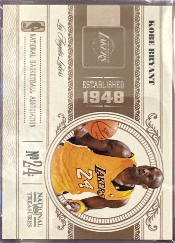 Kobe Bryant #42 2010-11 Playoff National Treasures Basketball