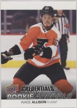 Wade Allison #RA-31 Hockey Cards 2021 Upper Deck Credentials Rookie Arrivals