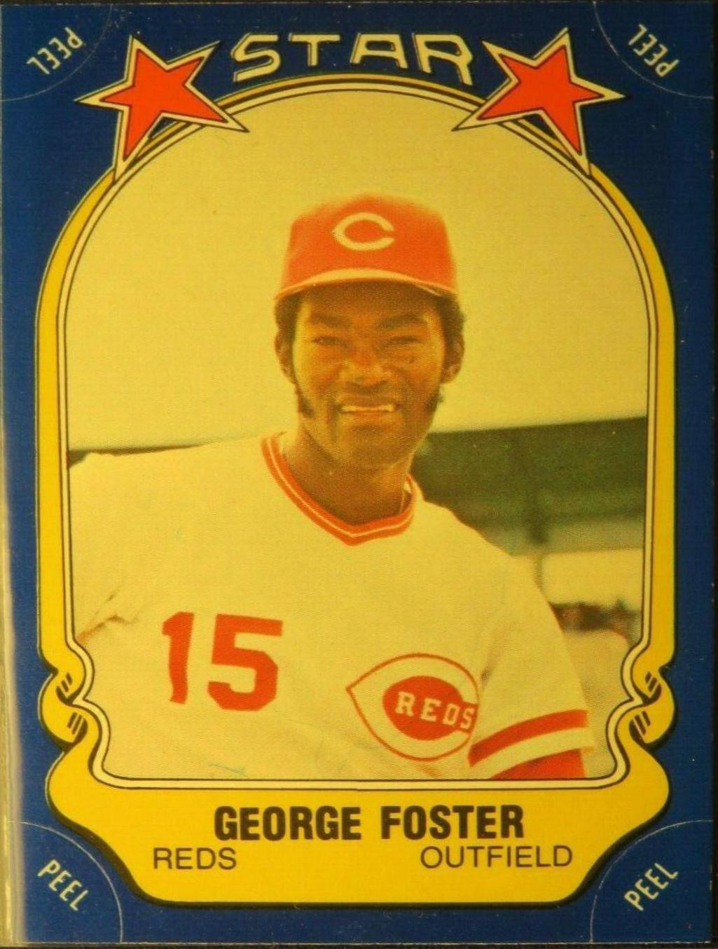 George Foster #41 Baseball Cards 1981 Fleer Star Stickers