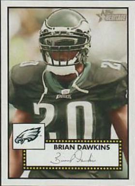 Brian Dawkins #20 Football Cards 2006 Topps Heritage