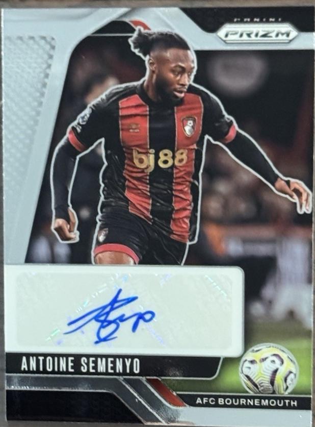 Antoine Semenyo #9 Soccer Cards 2024 Panini Prizm Premier League Signature