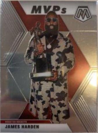 James Harden #296 Basketball Cards 2019 Panini Mosaic