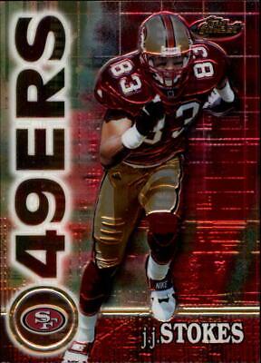J.J. Stokes #14 Football Cards 2000 Topps Finest