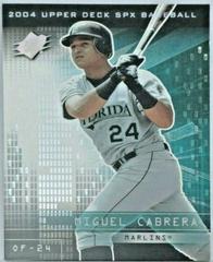 Miguel Cabrera #85 Baseball Cards 2004 Spx Prices
