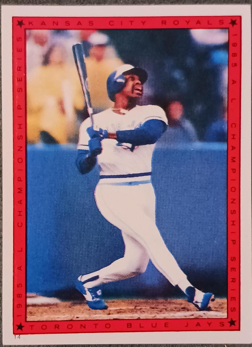 1985 A. L. Championship Series #14 Baseball Cards 1986 Topps Stickers