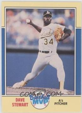 Dave Stewart #36 Baseball Cards 1988 Fleer MVP