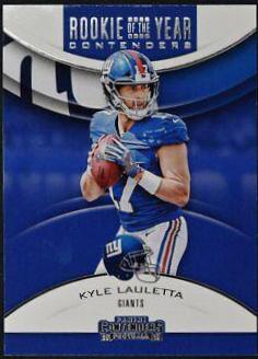 Kyle Lauletta Football Cards 2018 Panini Contenders Rookie of the Year