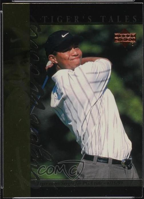 Tiger Woods #TT17 Golf Cards 2001 Upper Deck Tiger's Tales