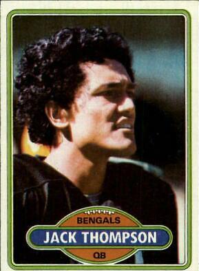 Jack Thompson #122 Football Cards 1980 Topps