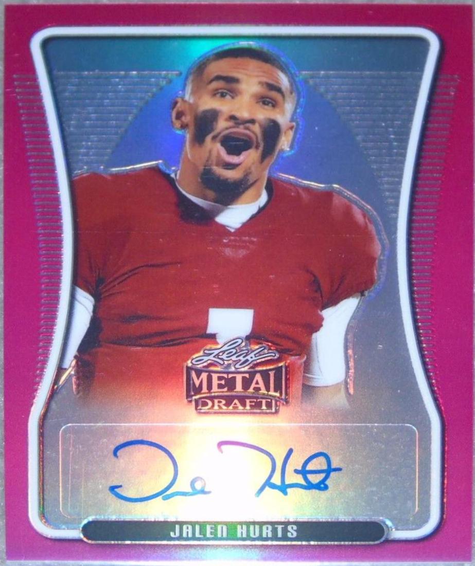 Jalen Hurts [Pink Prismatic] #BA-JH1
