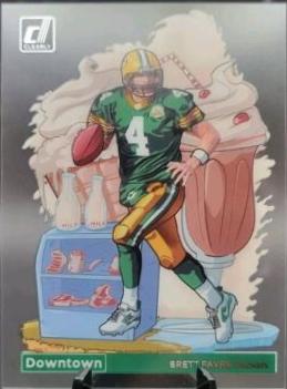Brett Favre #5 Football Cards 2023 Clearly Donruss Downtown