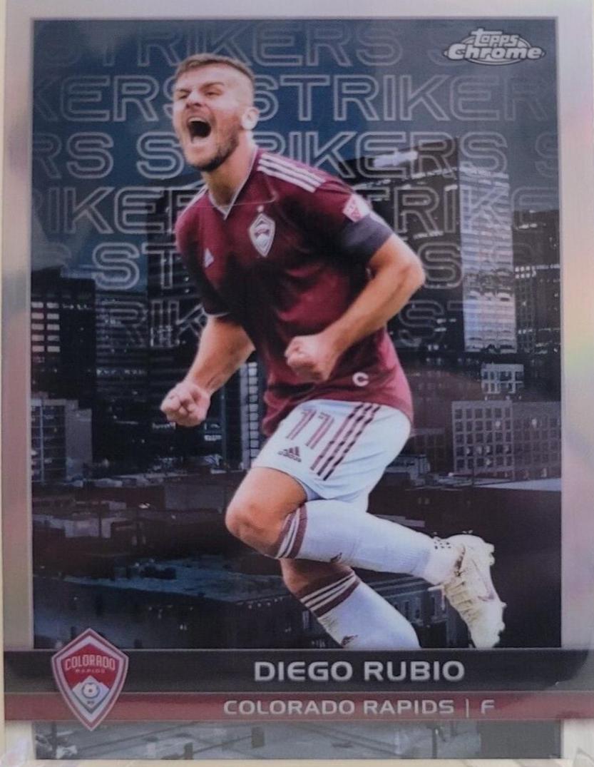 Diego Rubio #BCS-14 Soccer Cards 2023 Topps Chrome MLS Big City Strikers