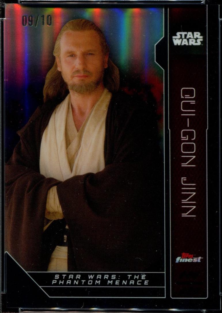 2023 Qui-Gon Jinn [Black Refractor] #FN-53