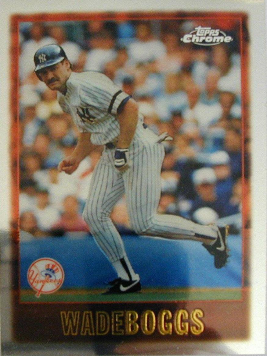 Wade Boggs #4 Baseball Cards 1997 Topps Chrome