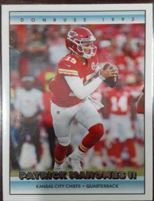 Patrick Mahomes II #12 Football Cards 2022 Panini Donruss Retro 1992