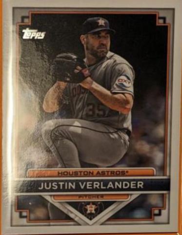 Justin Verlander #4 Baseball Cards 2023 Topps Flagship Collection