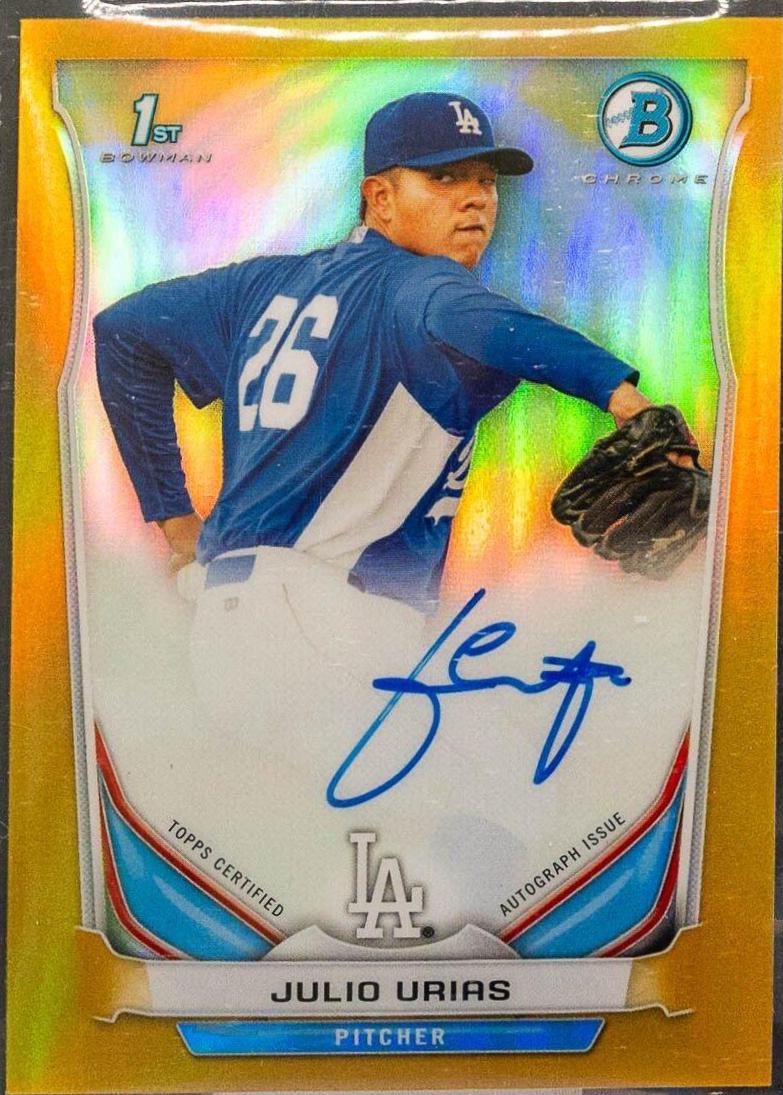 Julio Urias [Gold Refractor] #JU