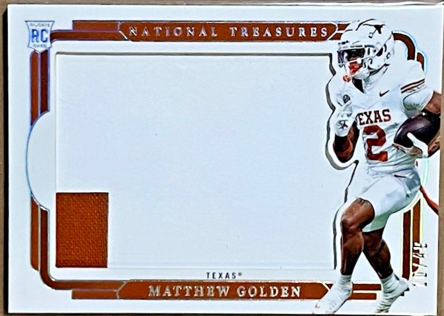 Matthew Golden #10 2025 Panini National Treasures Collegiate Football Rookie Silhouettes