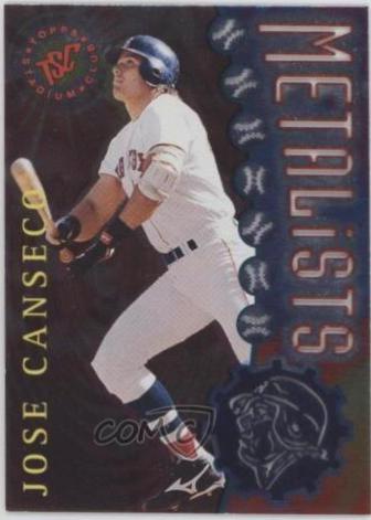 Jose Canseco #M3 Baseball Cards 1996 Stadium Club Metalists