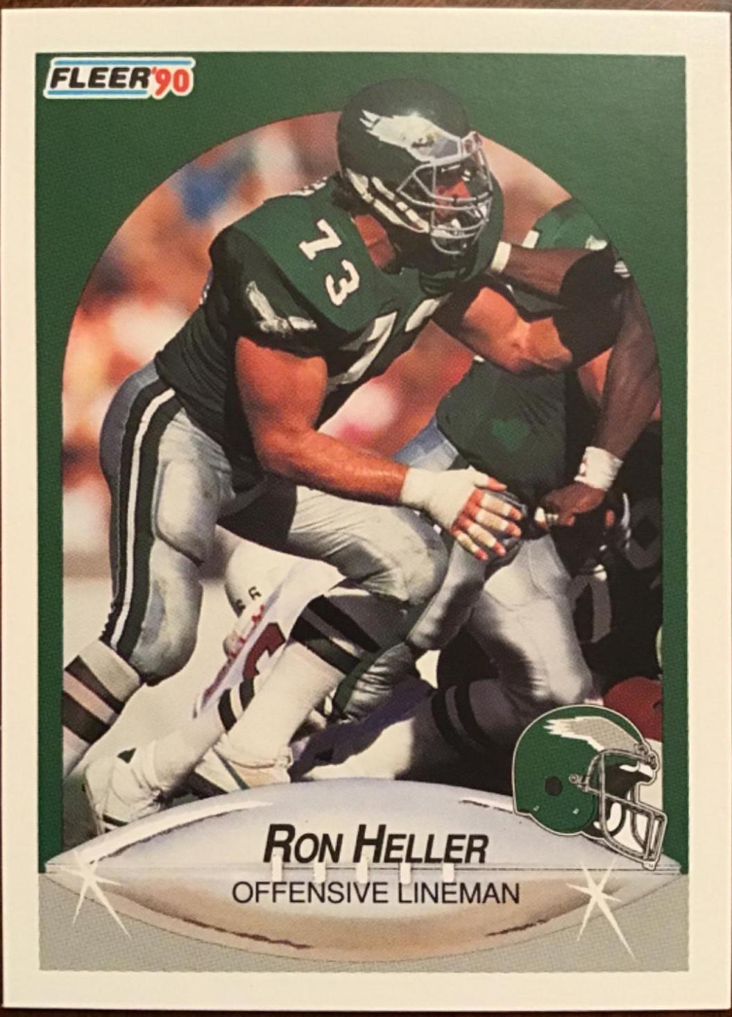 Ron Heller #83 Football Cards 1990 Fleer