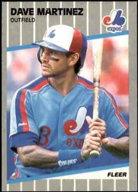 Dave Martinez (1989 Fleer)
