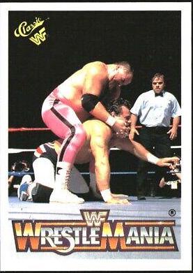 Jim Neidhart, Dynamite Kid #20 Wrestling Cards 1990 Classic WWF The History of Wrestlemania