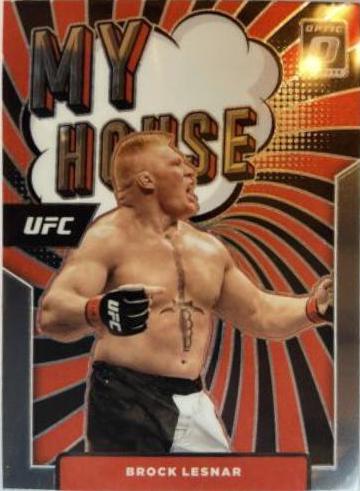 Brock Lesnar #21 Ufc Cards 2022 Panini Donruss Optic UFC My House