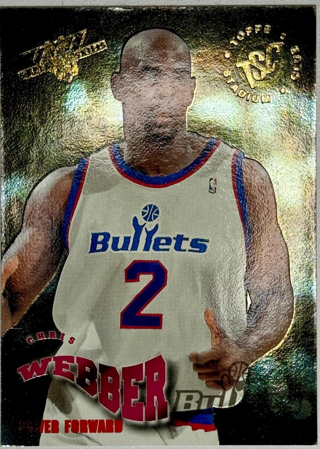 Chris Webber #19 Basketball Cards 1994 Stadium Club Super Skills